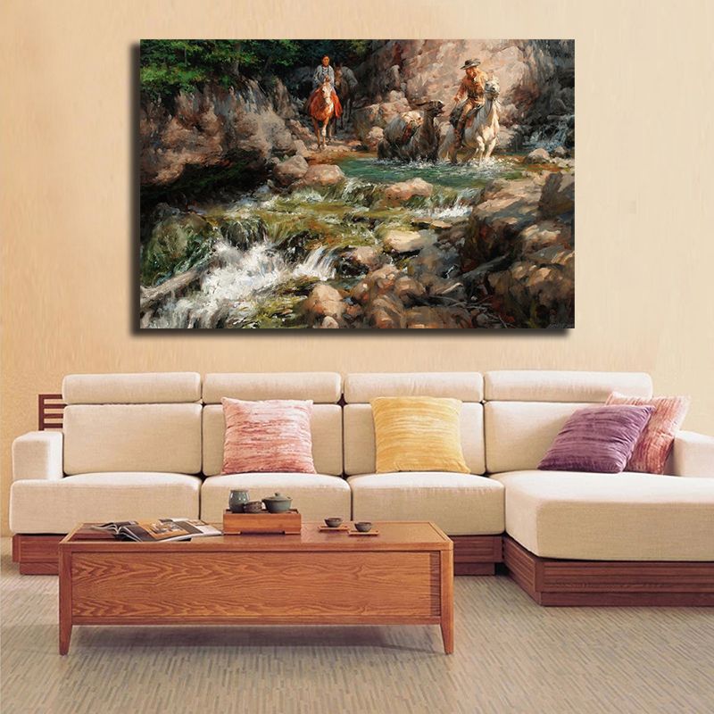 2020 Andy Thomas Western Cowboy Wall Art Canvas Posters Prints Painting Wall Pictures Office Living Room Home Decor Artwork From Iwallart 6 33 Dhgate Com