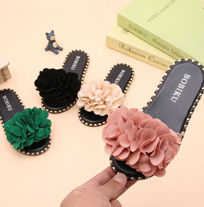 girls slip on slippers