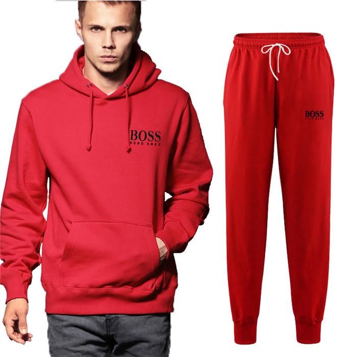 hugo boss tracksuit set mens
