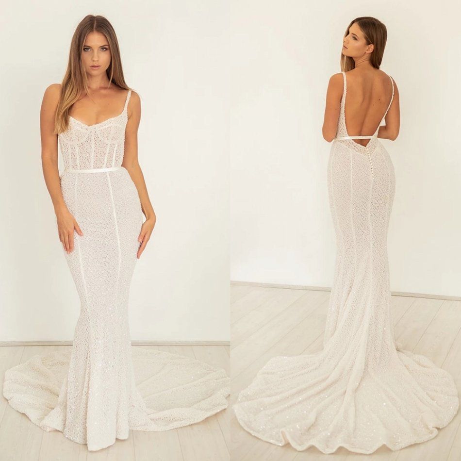 square neck mermaid dress