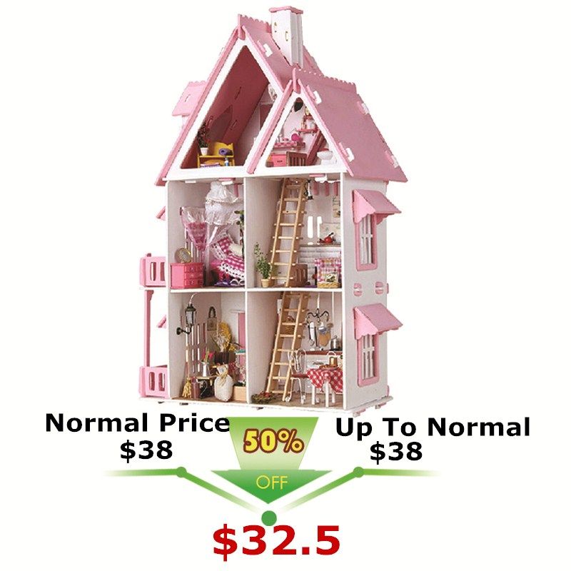 toddler wooden dolls house
