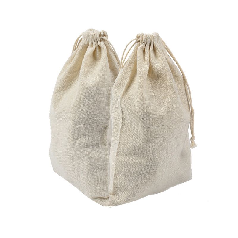 drawstring canvas bolsas