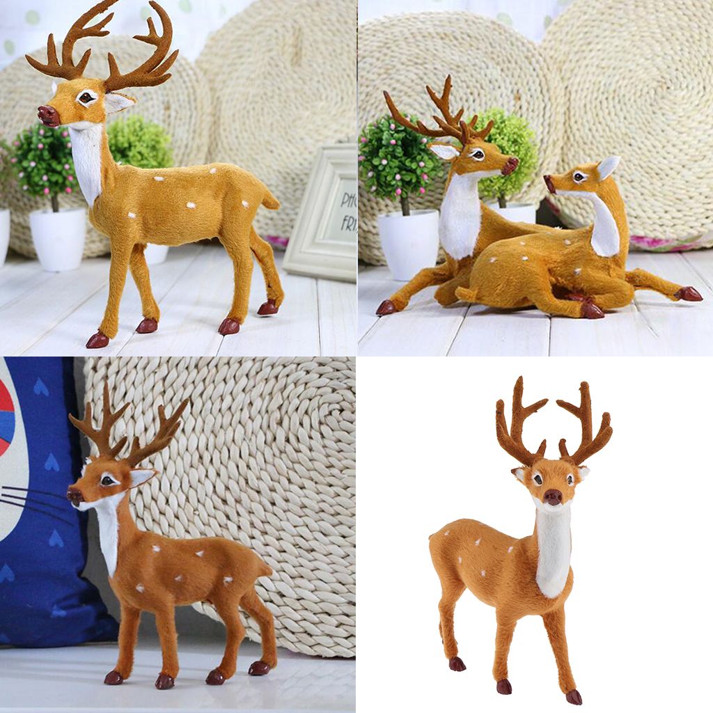 small plastic deer figurines