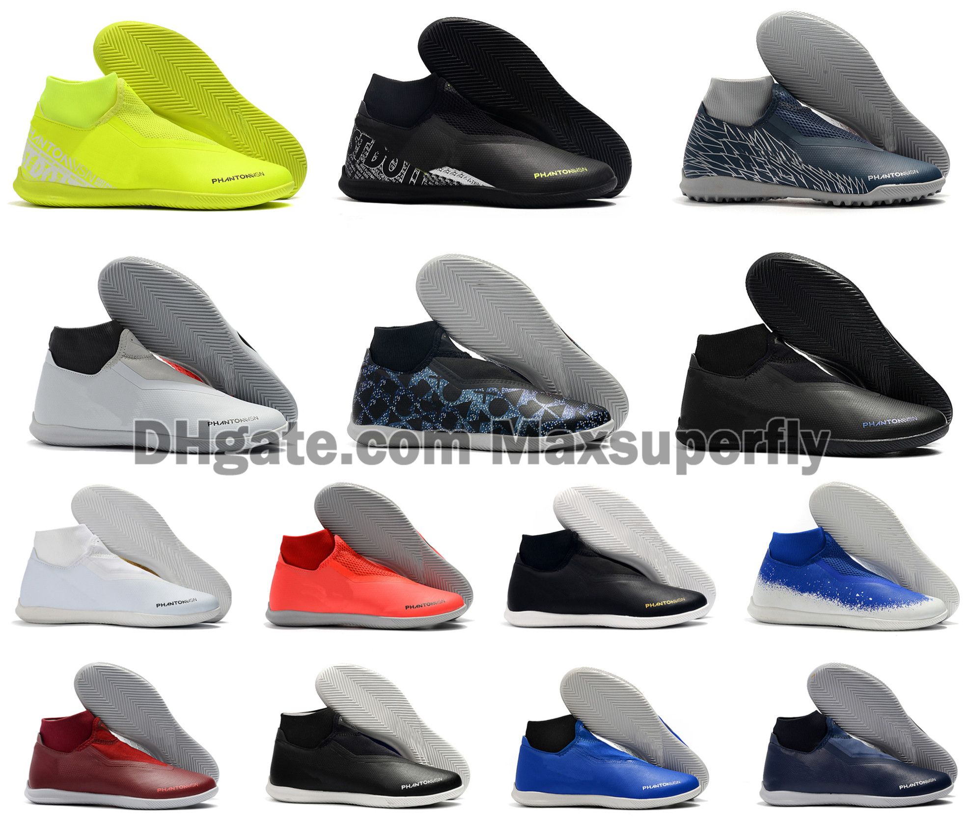 Nike Men 's Phantom Vision Elite Dynamic Fit FG Soccer Cleat .