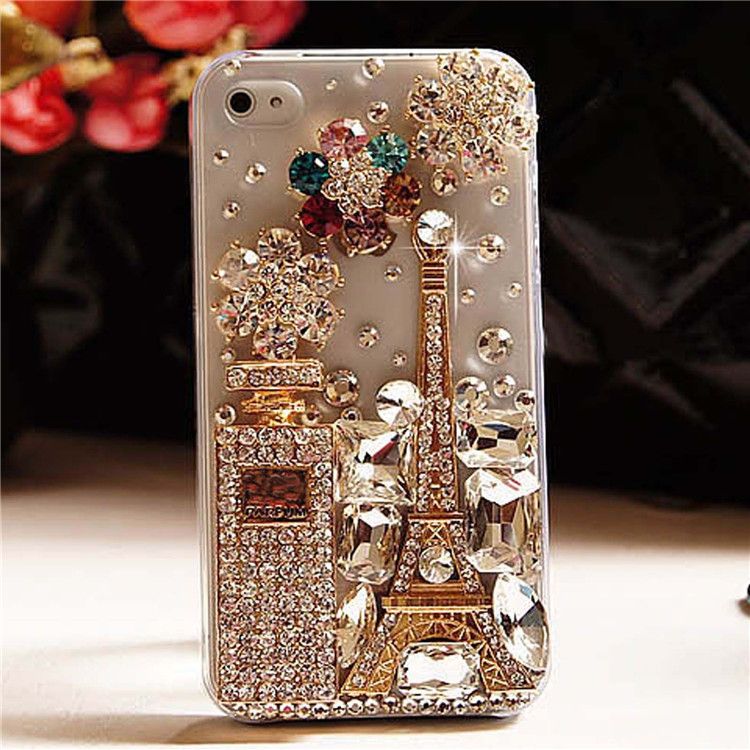 Luxury Diamond Eiffel Tower Perfume Bling Cases For Iphone 11 Pro Max Xs Xr Xs X 8 7 6 Plus Diy Crystal Coque Cell Phone Pouch Personalized Cell Phone Cases From View All 4 81 Dhgate Com