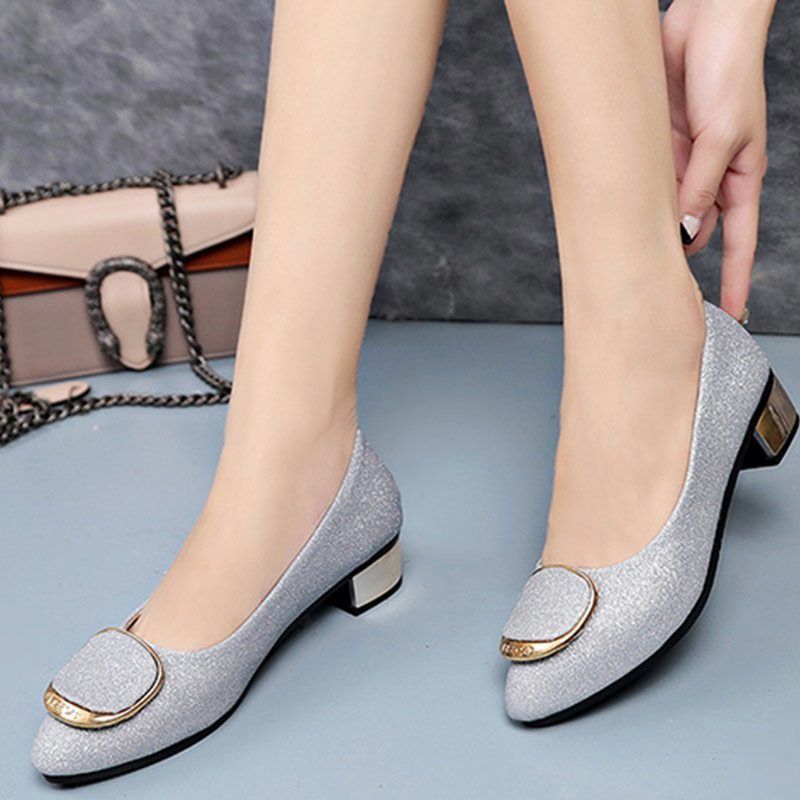 low heel office shoes