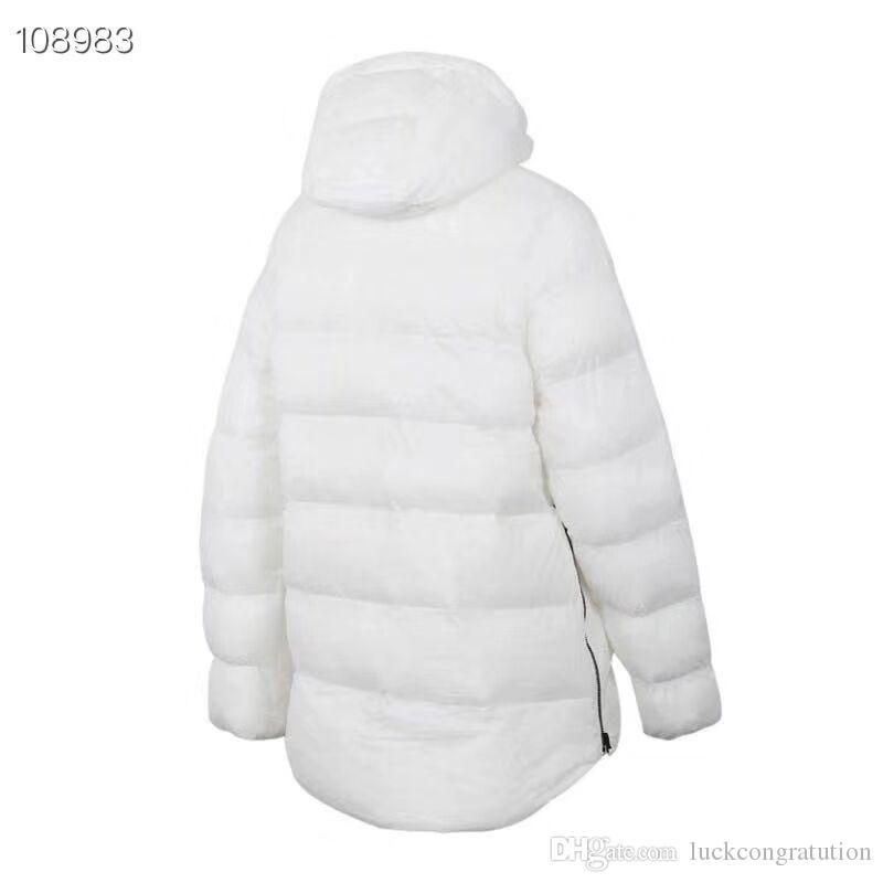 white goose down jacket