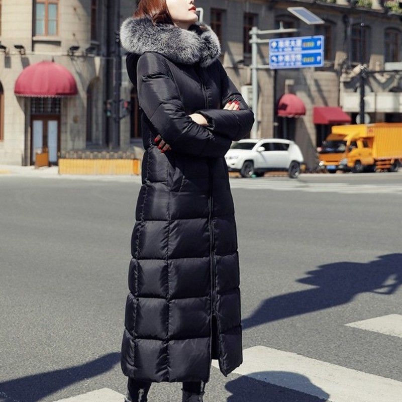 Women's down sales maxi coat