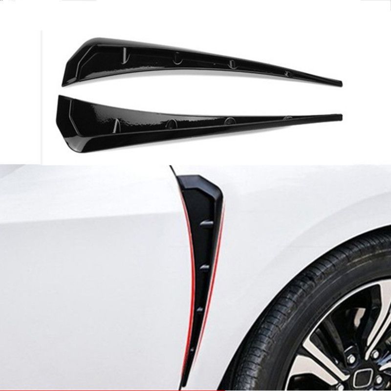 2020 Carbon Fiber Type Car Side Fender Vent Air Wing Cover Trim