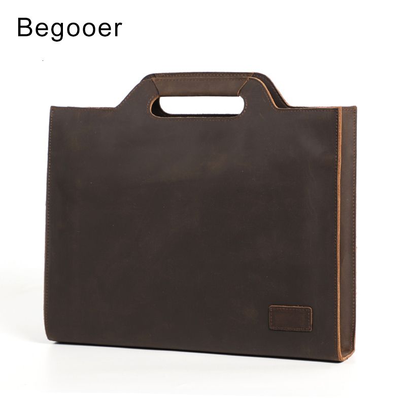mens black leather work bag