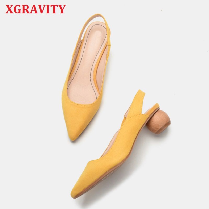 yellow footwear ladies