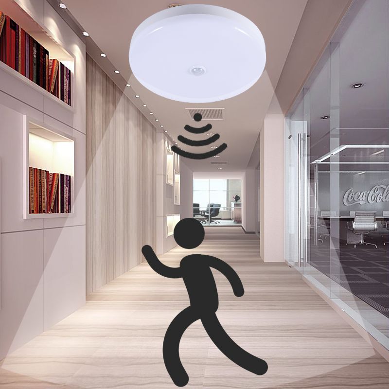 2019 12w Pir Motion Sensor Night Light Modern Led Ceiling Lamp
