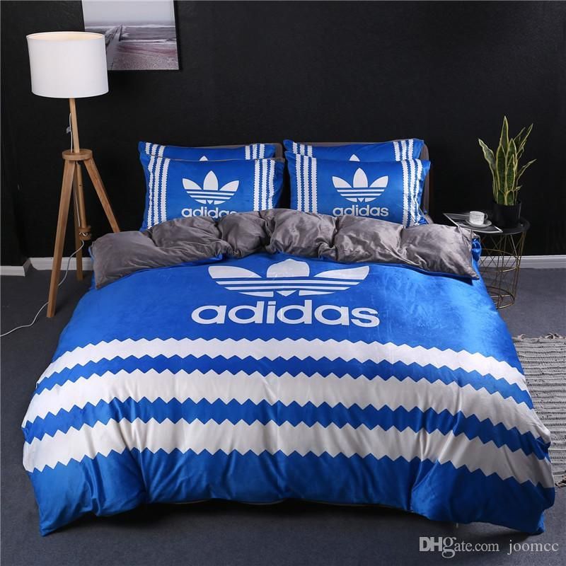 Blue Leaf Designs Bedding Sets Stripe Autumn Winter Hot Sale