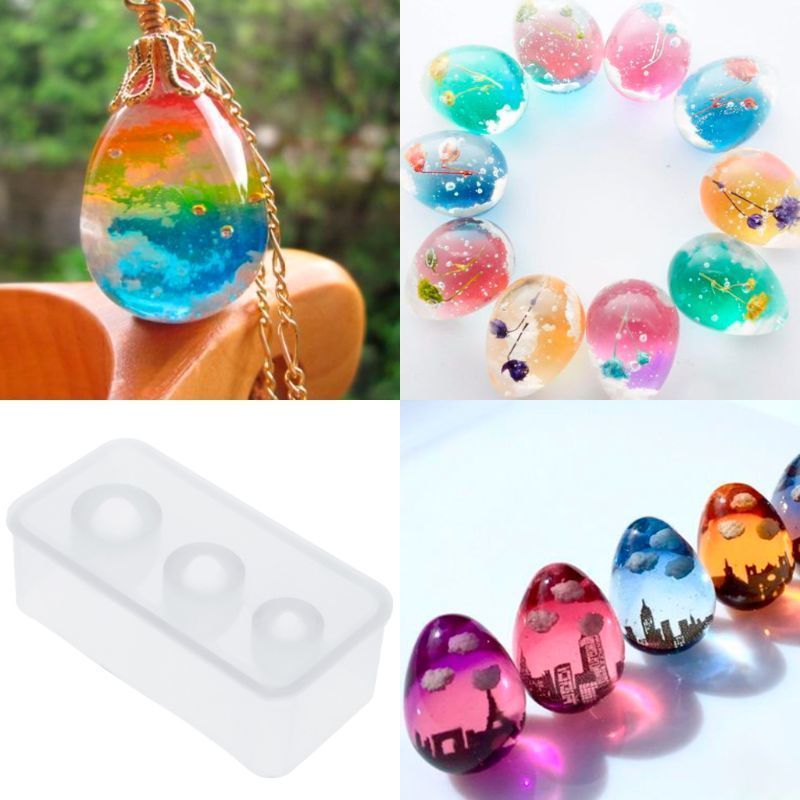 2020 Silicone Jewelry Molds Eggs Shapes Epoxy Resin Craft