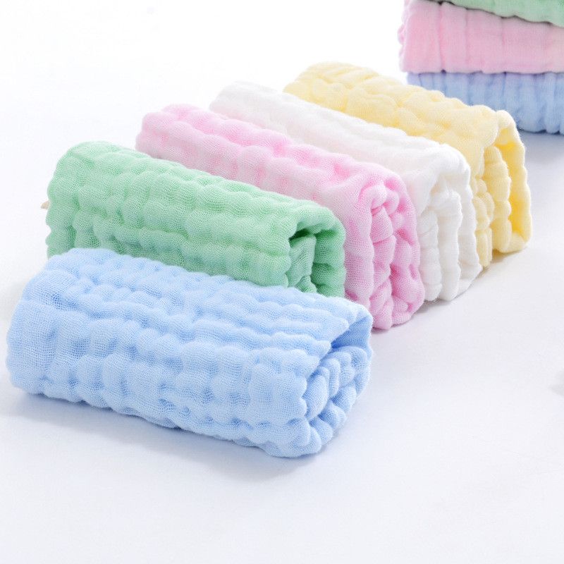 Baby Muslin Washcloths And Towels 30 30cm Natural Organic Cotton