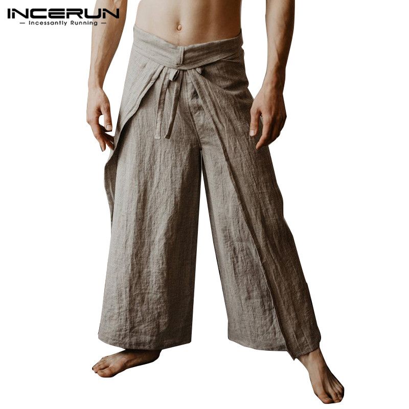 Ying & NOI 100% Rayon Super Colour Wrap Yoga Pants Man& Woman Fisherman Pants 