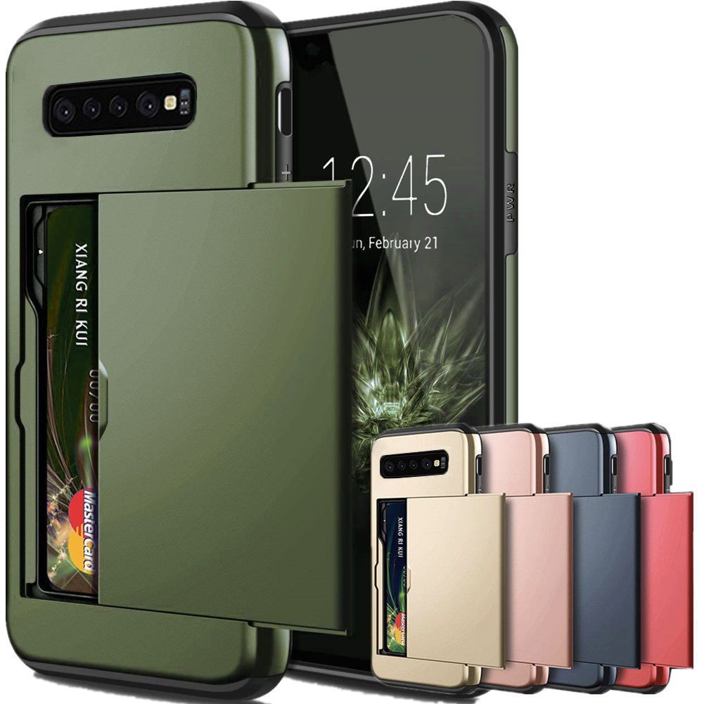 Compre Best Buy Case Para Samsung Galaxy S10 PLUS S9 S8 S10E S10 5G S20  Ultra Note 20 10 Pro Slide Armor Cartão Cartão Slots Capa De Aaronchen1027,  $9,18 | Pt.Dhgate.Com