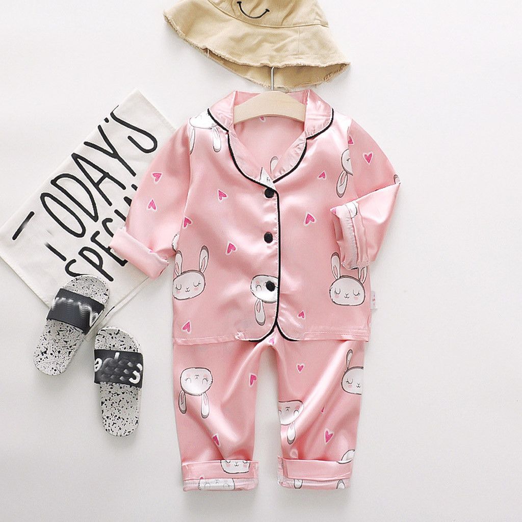 baby girl silk pajamas