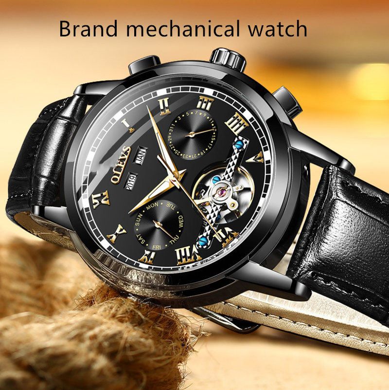 2019 Oris Brand Mechanical Watch Waterproof Multifunctional Mechanical ...