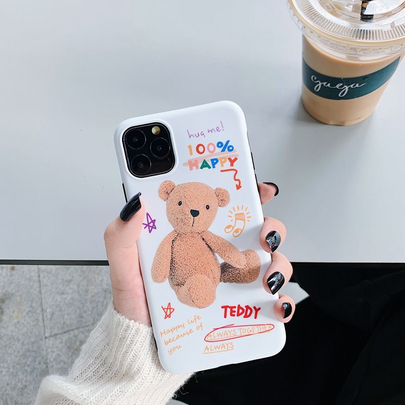 Wholesale Supply Cartoon Teddy Bear Phone Case For Iphone 11 11Pro 