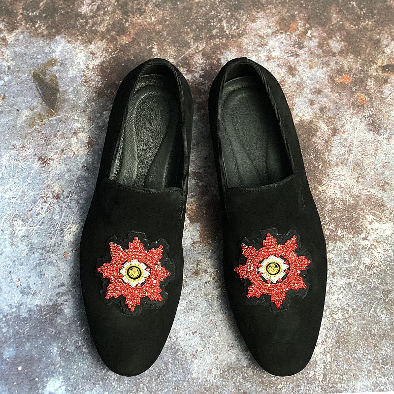 rhinestone loafers womens