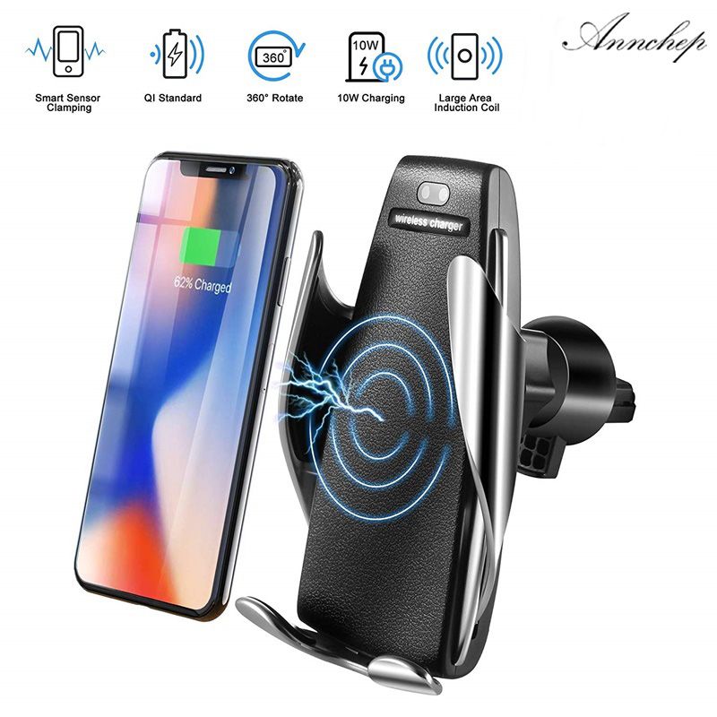360 ° Cargador y coche rápido inalámbrico automática de montaje soporte para teléfono de sujeción Reino Unido 360 ° Cargador y coche rápido inalámbrico automática de montaje soporte para teléfono de sujeción Reino Unido