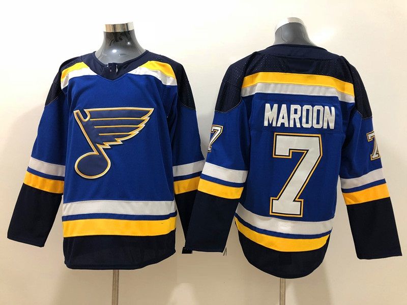 2019 Stanley Cup Final Alternate St. Louis Blues Pat Maroon Hockey Jerseys  Cheap #7 Pat Maroon Home Blue Stitched Hockey Shirts S XXXL From  Redtradesport, $34.66