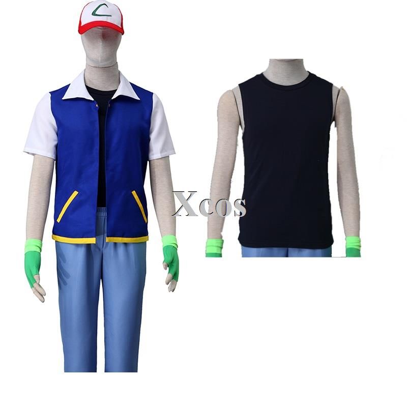 Compra Traje De Cosplay Ketchum Ash Barato | Entrega Rápida Y Calidad |  Es.Dhgate