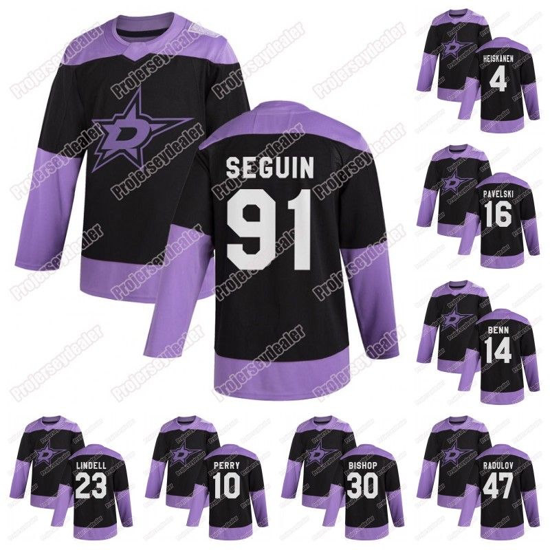 dallas stars cancer jersey