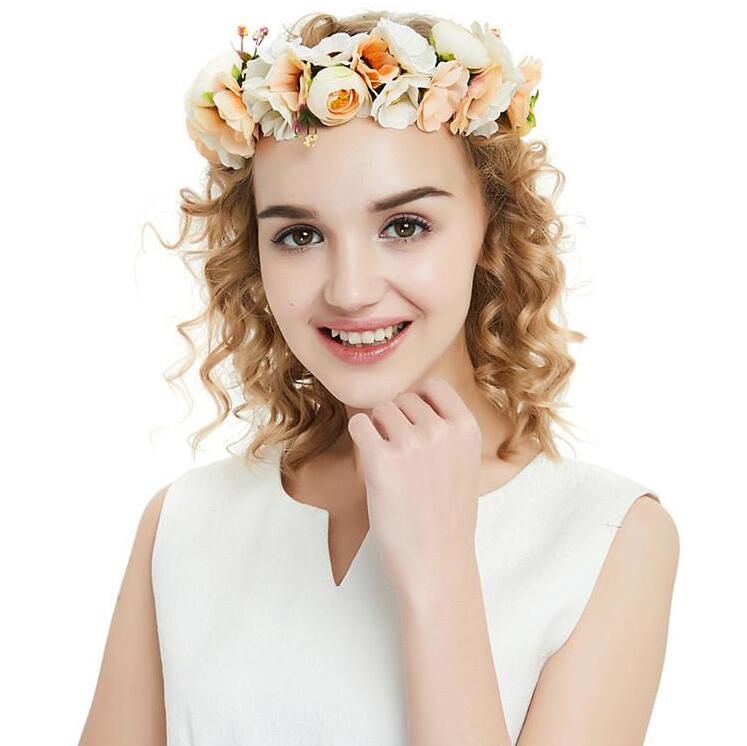 head wreath for wedding