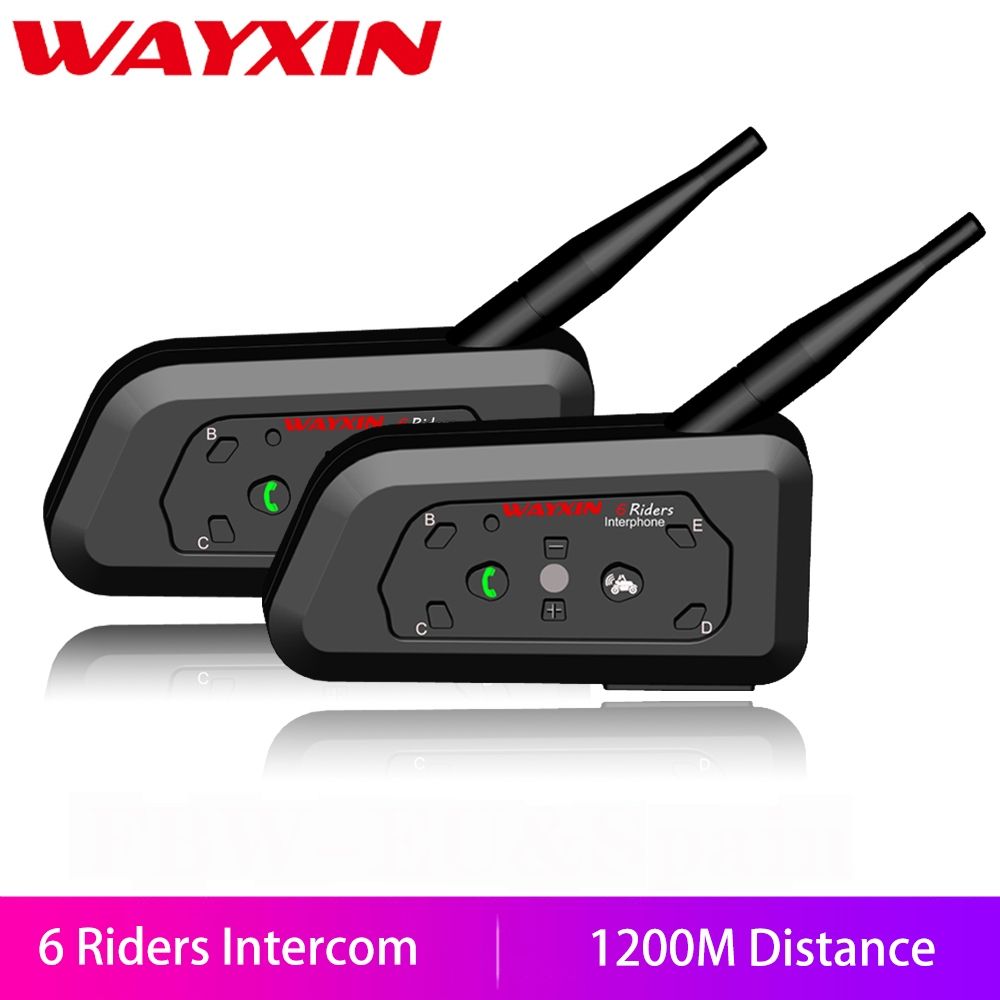 Acquistare 2018 Wayxin R6 Del Casco Del Motociclo Auricolari Bluetooth  Intercom 6 Piloti BT Wireless Intercomunicador MP3 Citofono Senza  Caricatore Economico | Consegna Veloce E Qualità | DHgate Italy