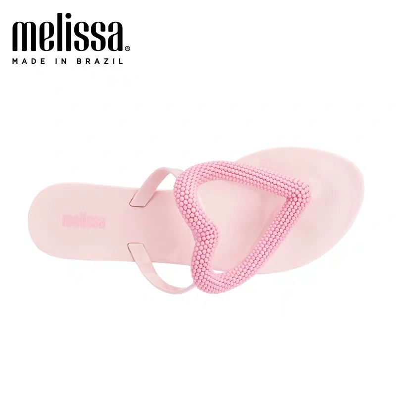 melissa big heart flip flop