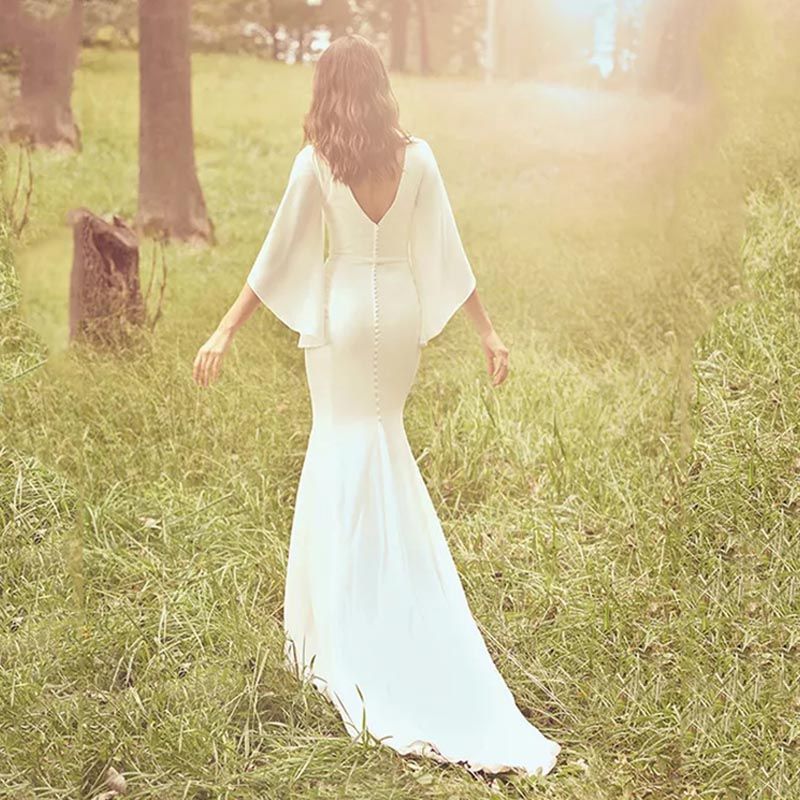batwing wedding dress