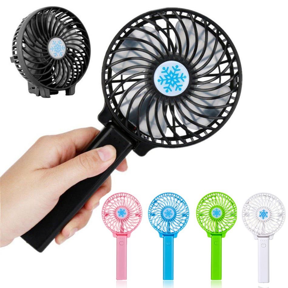 Air Cooler Portable USB Fan 3 Speed Mini Fan Office Desktop Electric Small Fan Summer Cooler Air Cooling Fan Item Storage Color : White