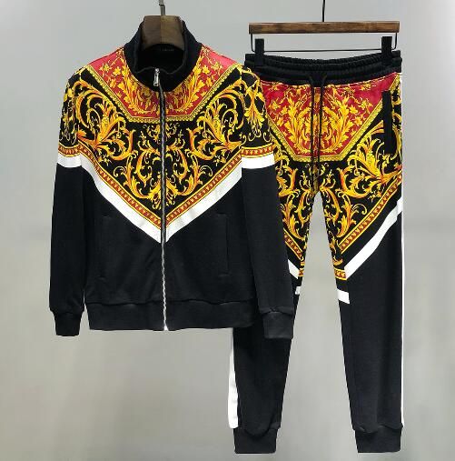 versace grey tracksuit