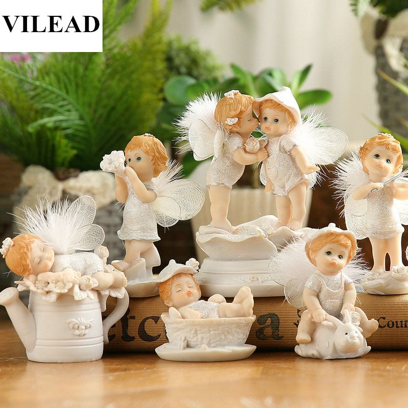 Acquistare Vilead 7 Stili Resina Baby Angelo Figurine Angelo Bella Miniature Carino Fata Artigianato La Decorazione Domestica Regali Creativi I Bambini Bambino J Economico Consegna Veloce E Qualita It Dhgate