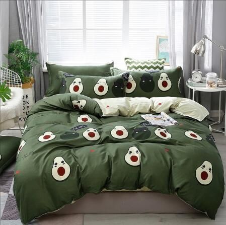 Cotton Pastoral Flower Cartoon Style Fashion Bedding Bed Linen Bed