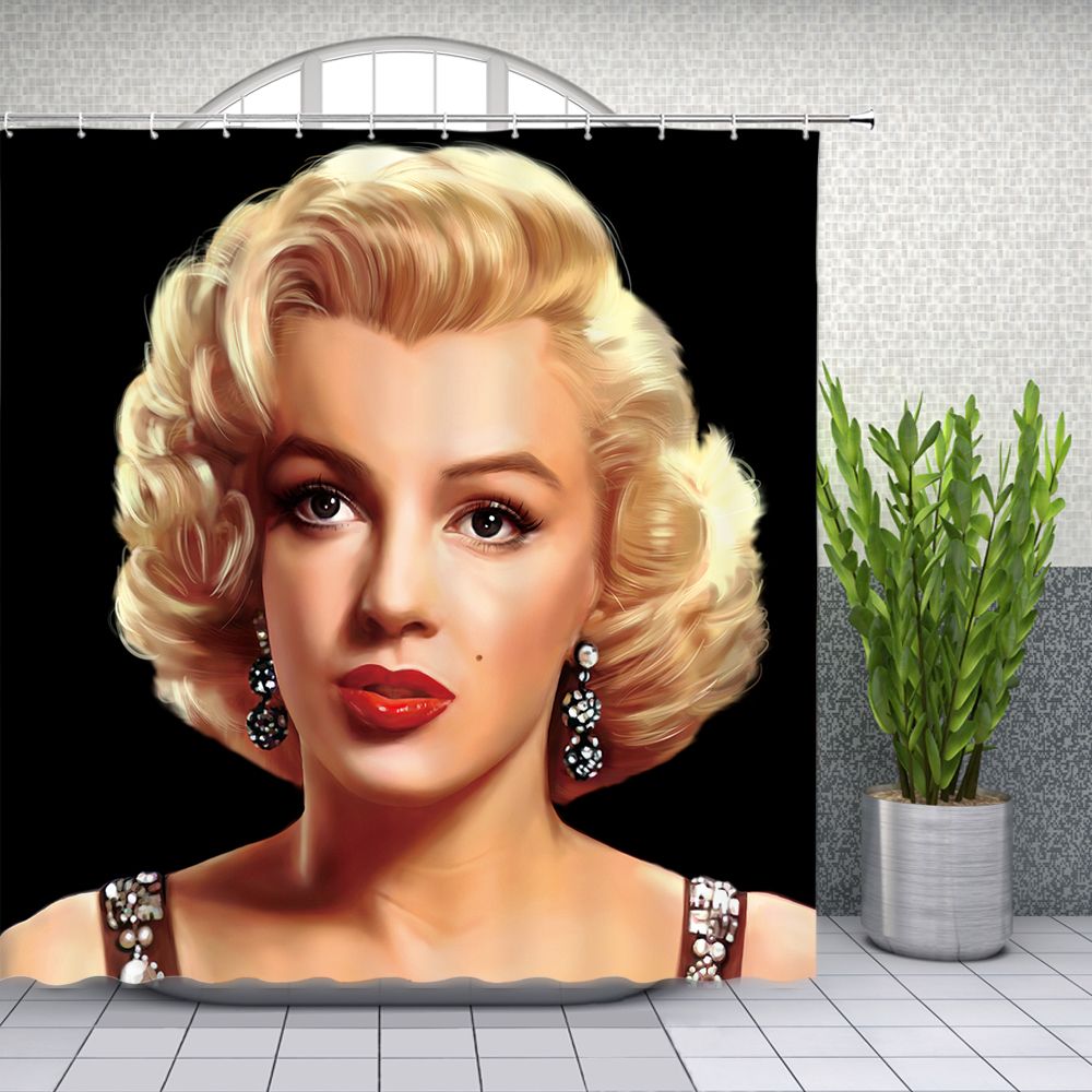 2019 Marilyn Monroe Shower Curtains Sexy Women Bathroom Decor
