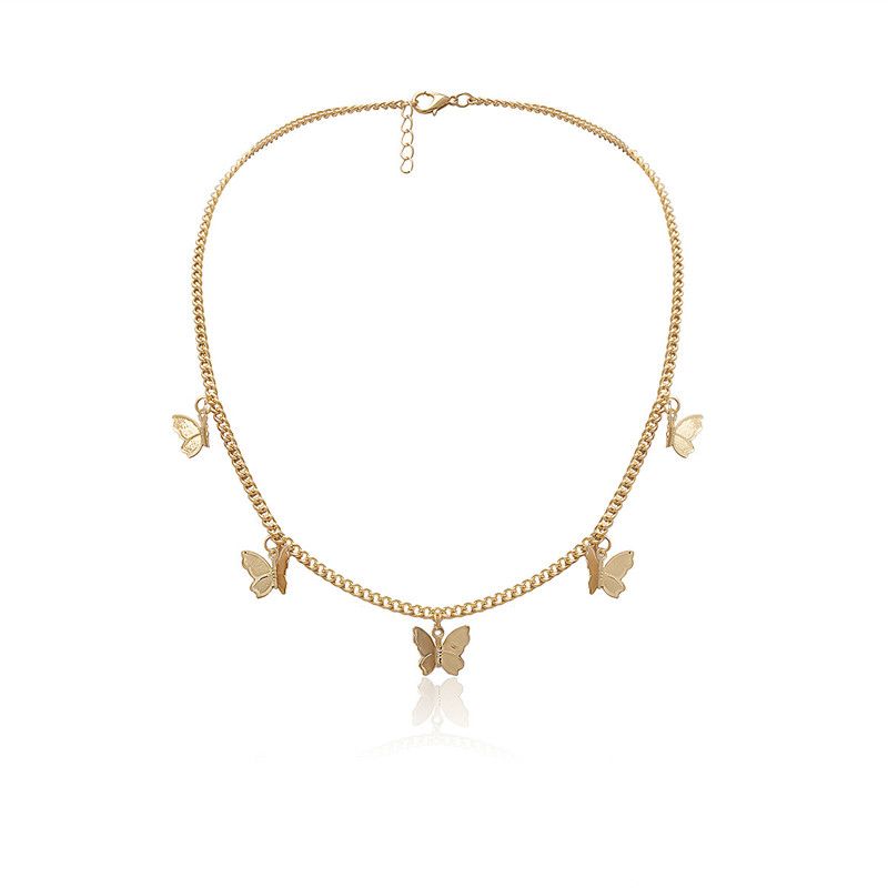 5 necklace gold