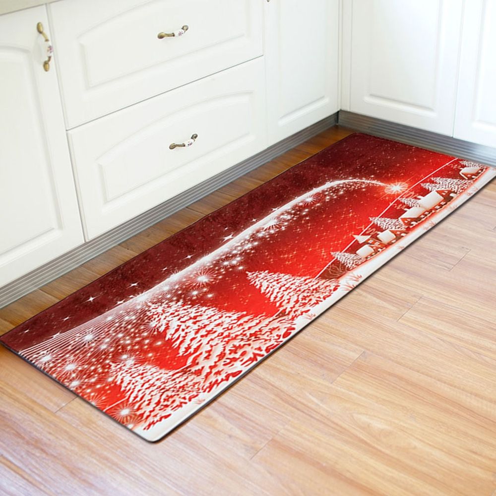 Christmas Wood Grain Pattern Water Absorption Area Rug Kitchen Mat Carpets From Twonecessities 55 79 Dhgate Com