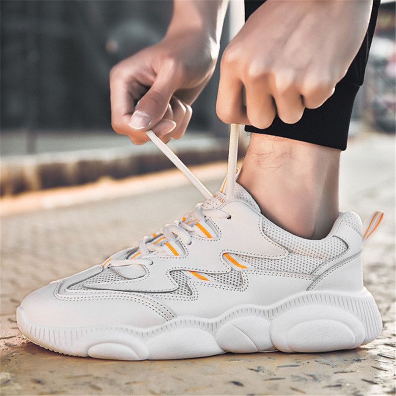 Acquista Nuove Scarpe Sportive Da Uomo Ins Super Morbide E Traspiranti PU  Cuciture In Maglia Scarpe Da Tennis Casual Scarpe Da Uomo Alla Moda A 12,07  € Dal Szbuy | DHgate.Com