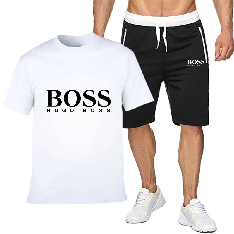 hugo boss shorts set