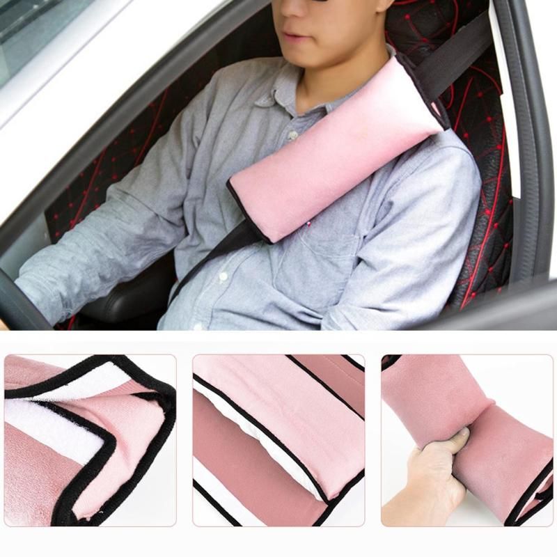 Kids Baby Travel Soft Car Safety Seat Belt Harness Shoulder Pad Cushion Pillow 