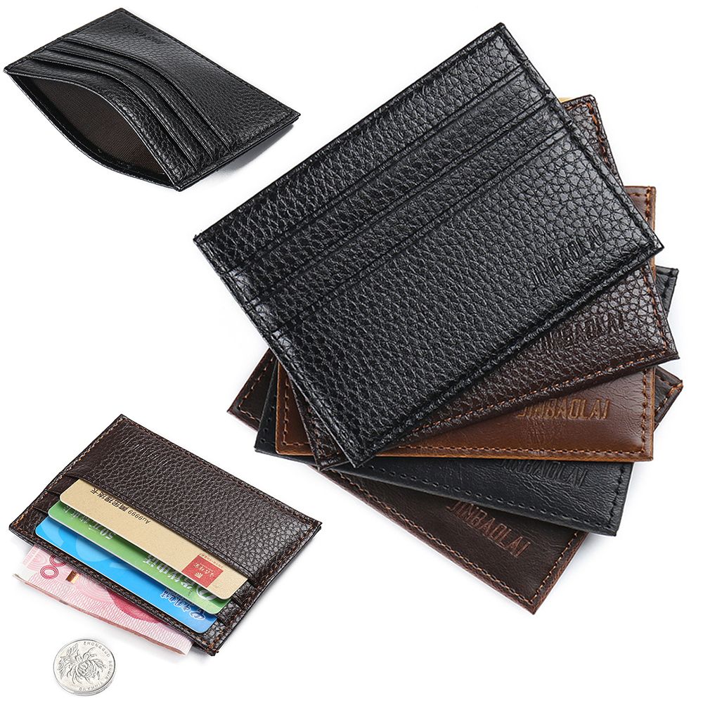 Men Leather Long Purse for Men Credit Card Holder Money Cash Bag Wallet Gift