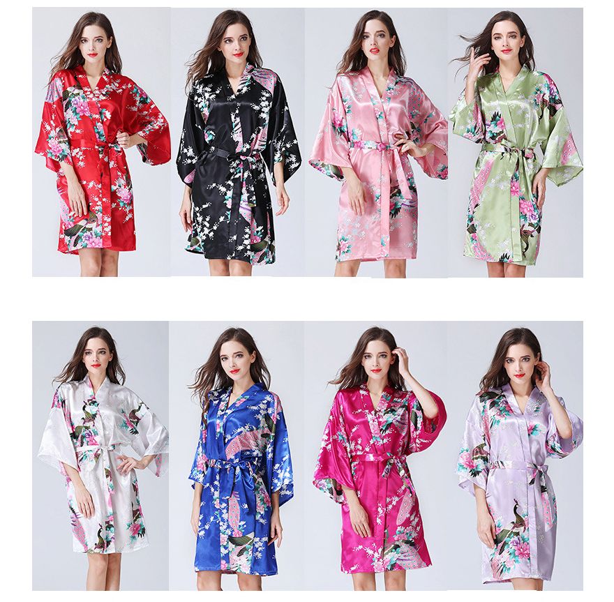 silk wrap robe