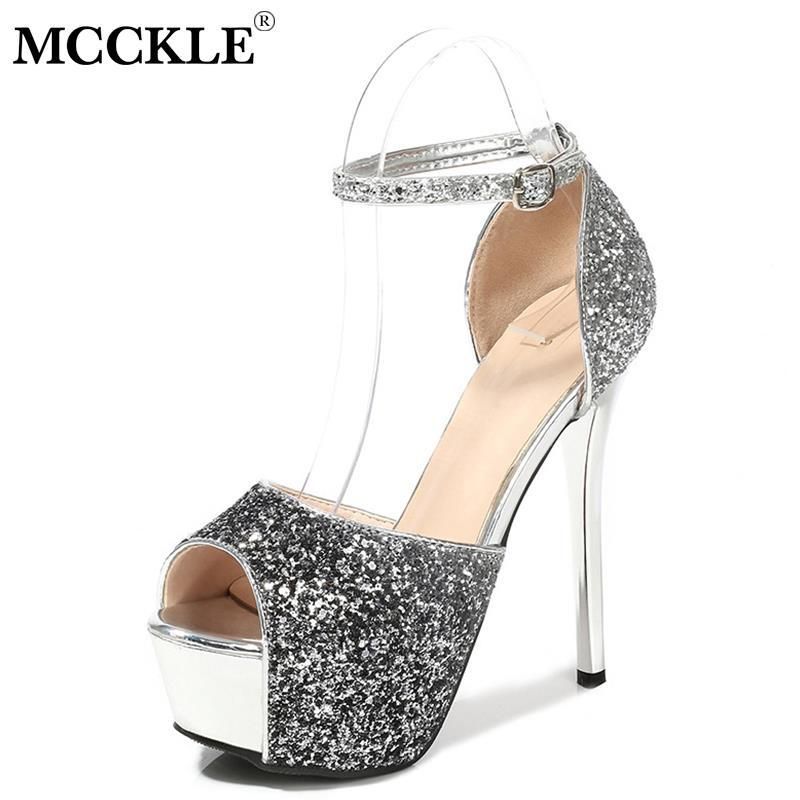peep toe com glitter