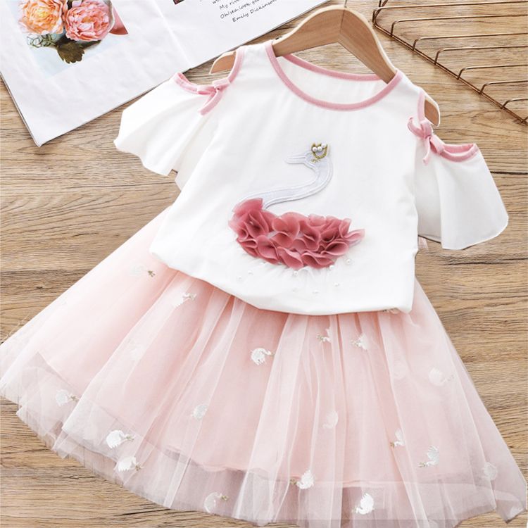 baby girl swan outfit
