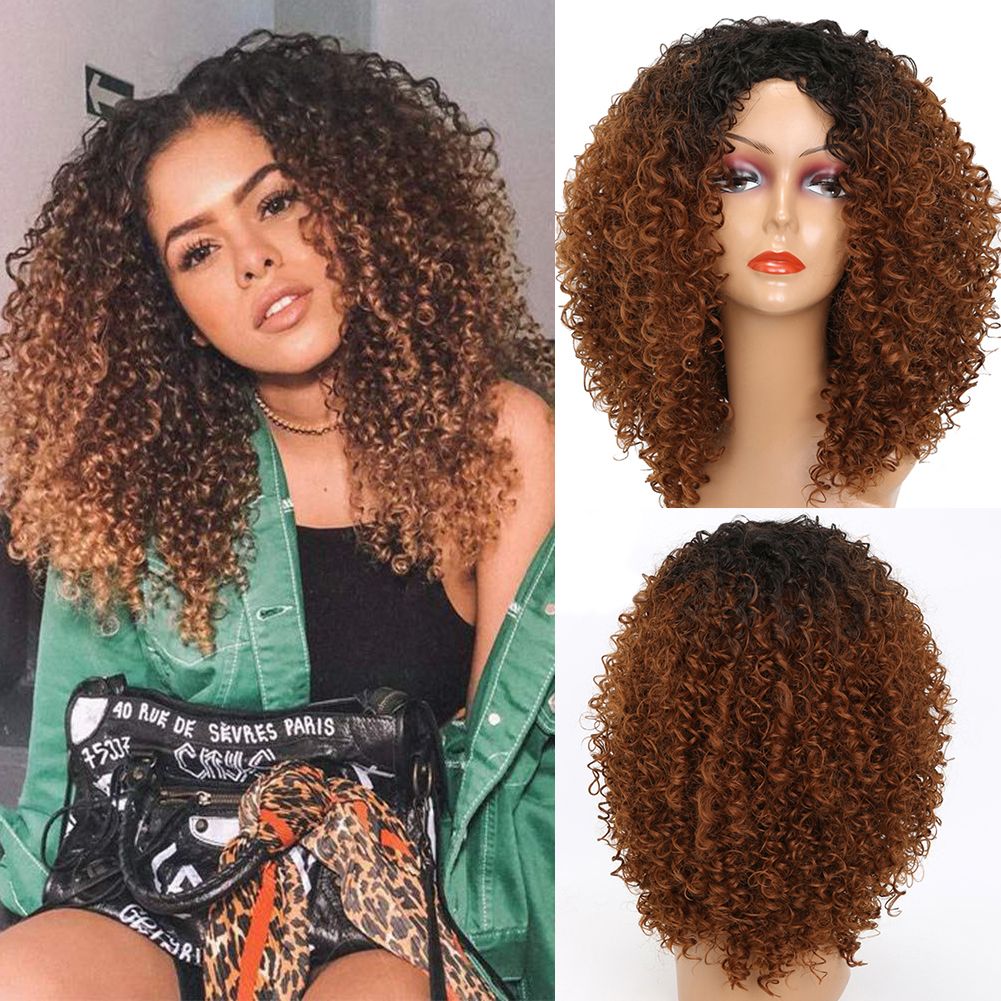 synthetic curly wig care