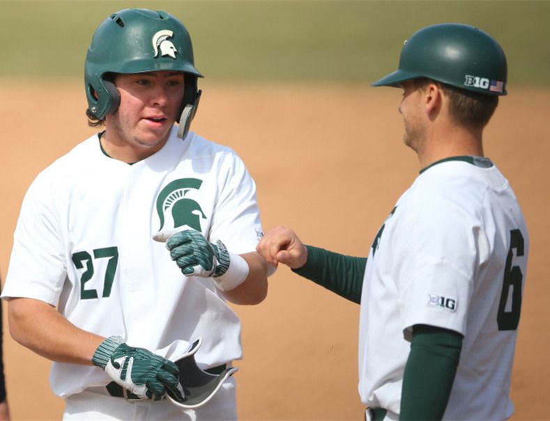 michigan state baseball jersey