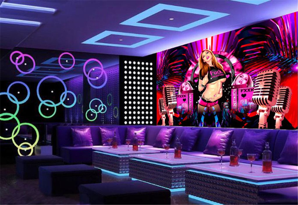 Custom Bar KTV Decoration HD Wallpapers Passionate Sexy Beauty Girl Characters Exquisite Moisture Practical Wall paper Custom Bar KTV Decoration HD Wallpapers Passionate Sexy Beauty Girl Characters Exquisite Moisture Practical Wall paper